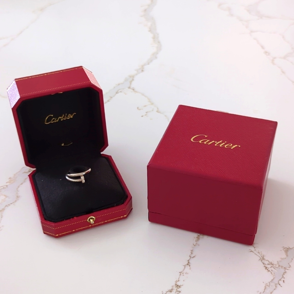 CARTIER JUSTE UN CLOU RING WG - Picture 1 of 6